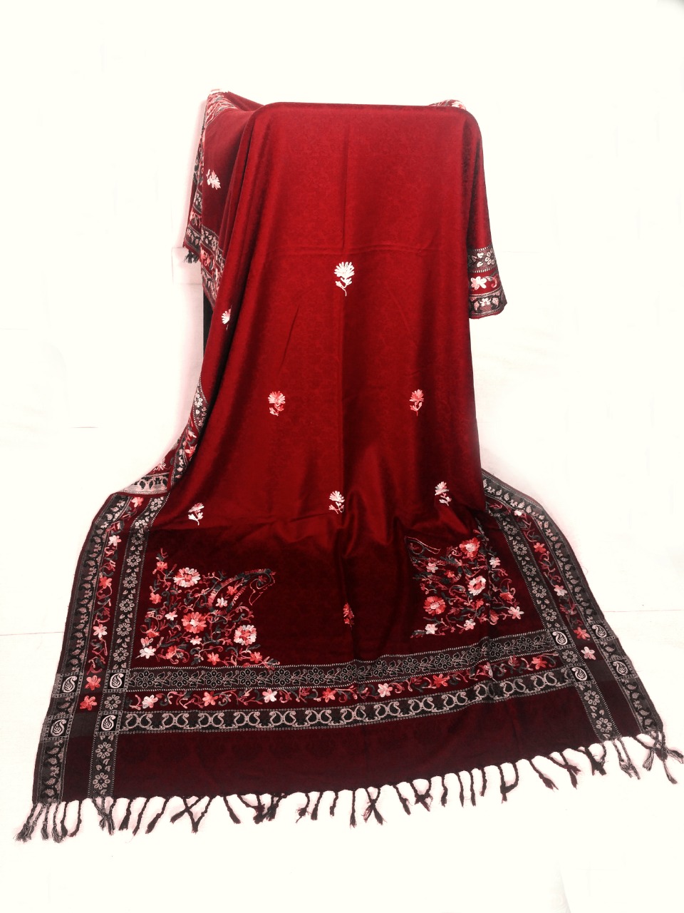 Two-tone pashmina shawl